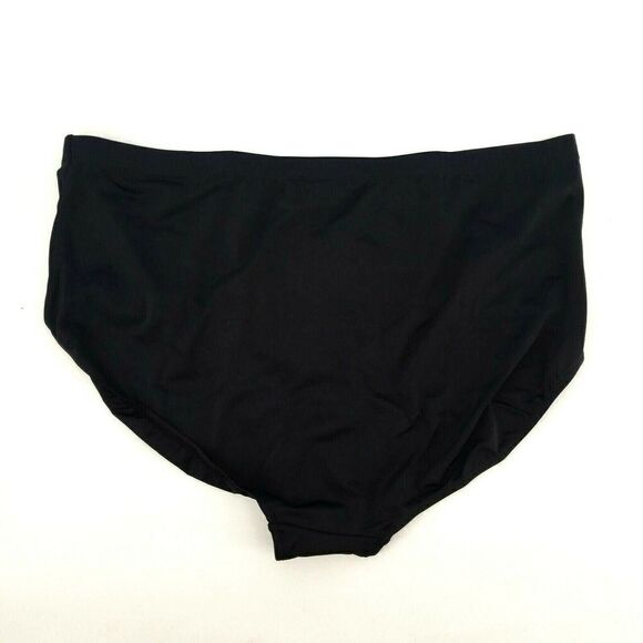 Swimsuits For All Solid  Black Swim Bottoms - Picture 6 of 9